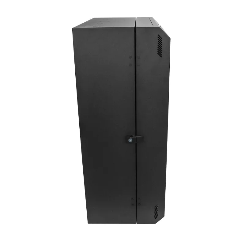 StarTech.com 8U 19 inch verticale wandmontage serverrackkast – plat profiel (15 inch) – 30 inch diepe afsluitbare netwerkbehuizing met 2U voor switch patchpanel router montage IT-/datakast gemonteerd