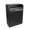 StarTech.com 8U 19 inch verticale wandmontage serverrackkast – plat profiel (15 inch) – 30 inch diepe afsluitbare netwerkbehuizing met 2U voor switch patchpanel router montage IT-/datakast gemonteerd