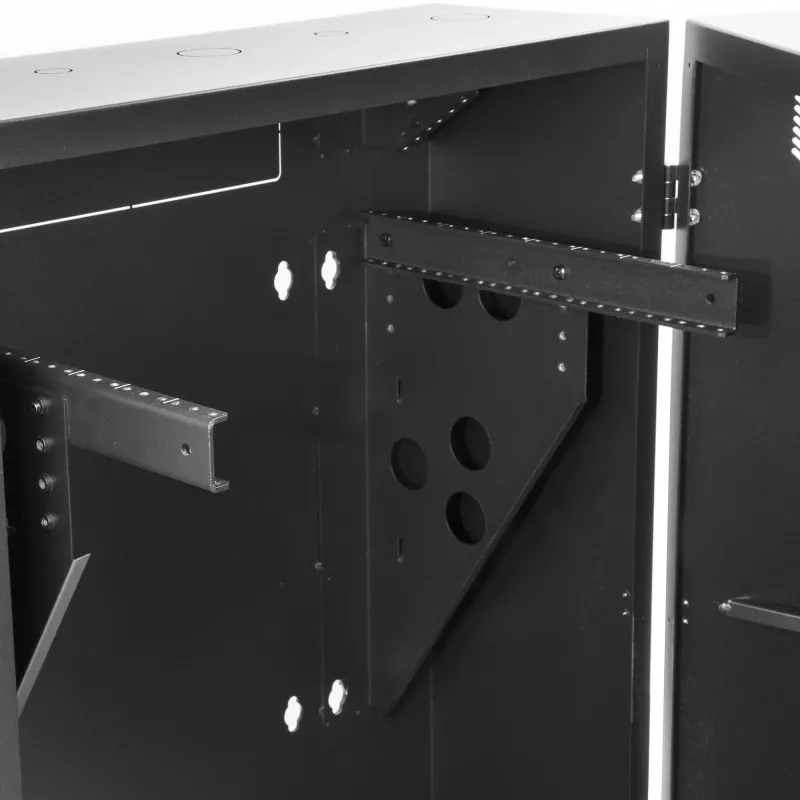 StarTech.com 8U 19 inch verticale wandmontage serverrackkast – plat profiel (15 inch) – 30 inch diepe afsluitbare netwerkbehuizing met 2U voor switch patchpanel router montage IT-/datakast gemonteerd