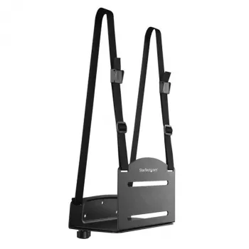 StarTech.com CPU-houder – verstelbare computer-wandbeugel, wandmontage CPU-houder, universeel, 10 kg, zwart, staal, verticaal