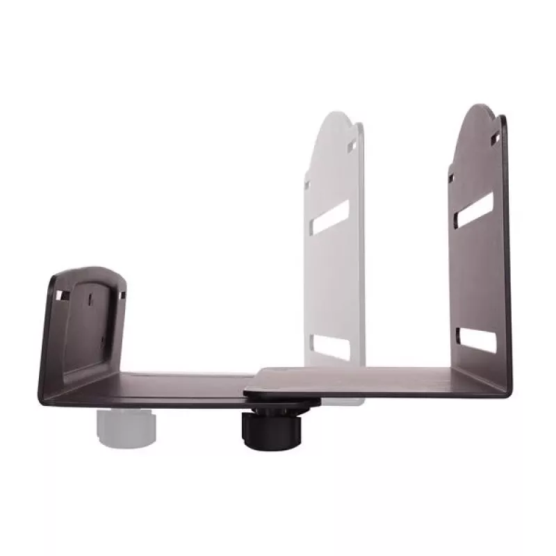 StarTech.com CPU-houder – verstelbare computer-wandbeugel, wandmontage CPU-houder, universeel, 10 kg, zwart, staal, verticaal