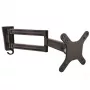 StarTech.com wandmontage monitorarm – dubbel zwenkbaar, 15 kg, 33 cm (13 inch), 68,6 cm (27 inch), 75 x 75 mm, 100 x 100 mm, zwart