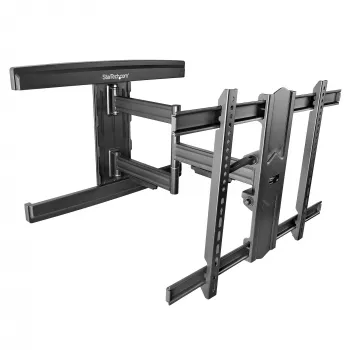 StarTech.com TV-wandbeugel voor displays tot 80 inch (50 kg) met VESA-beugel – plat, volledig beweegbaar universeel TV-wandbeugelsysteem – robuuste, verstelbare kantel-/zwenkarmbeugel