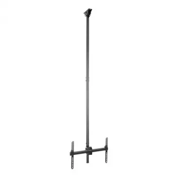StarTech.com tv-plafondsteun – volledig beweegbare universele ophangbeugel voor één scherm met verstelbare telescoop-langmast – kantelen / zwenken – VESA-steun voor 32 inch-75 inch displays