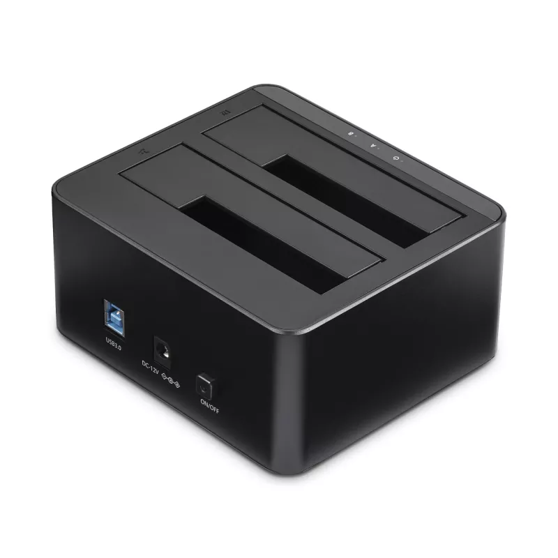 StarTech.com dual-bay USB 3.0 naar SATA harde schijf-dockingstation, USB harde schijf-dock, externe 2,5/3,5 inch SATA I/II/III SSD/HDD dockingstation, hot-swap harde schijf-bays, top-loading