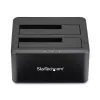 StarTech.com dual-bay USB 3.0 naar SATA harde schijf-dockingstation, USB harde schijf-dock, externe 2,5/3,5 inch SATA I/II/III SSD/HDD dockingstation, hot-swap harde schijf-bays, top-loading
