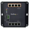 StarTech.com industriële 8-poorts Gigabit PoE-switch – 4 x PoE+ 30W – Power Over Ethernet – geharde GbE Layer/L2 managed switch – robuuste high-performance Gigabit-netwerkswitch IP-30/-40 °C tot +75 °C – TAA