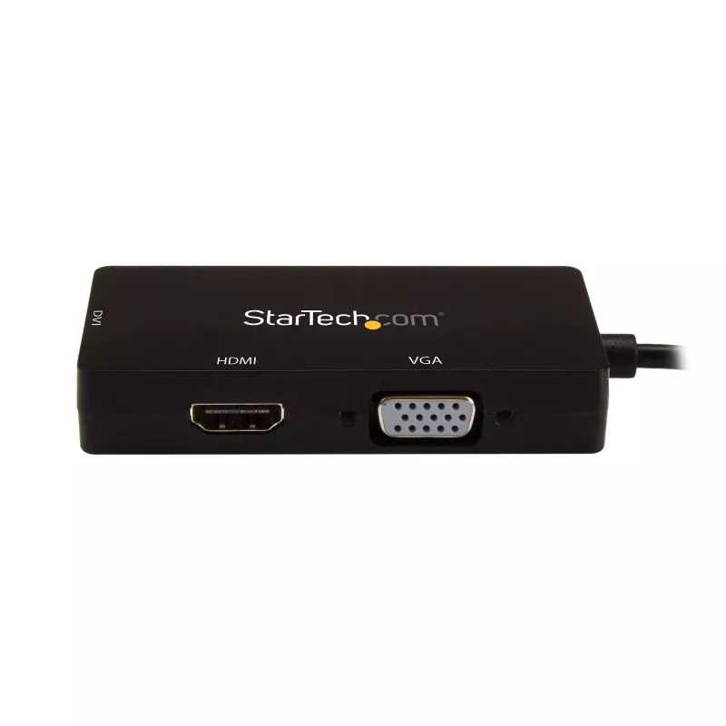 StarTech.com USB-C-multipoort-videoadapter – 3-in-1 – 4K 30 Hz – zwart