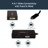 StarTech.com USB-C-multipoort-videoadapter – 3-in-1 – 4K 30 Hz – zwart