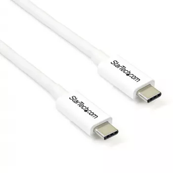 StarTech.com Thunderbolt 3 kabel – 20Gbps – 2 m – wit – Thunderbolt-, USB- en DisplayPort-compatibel