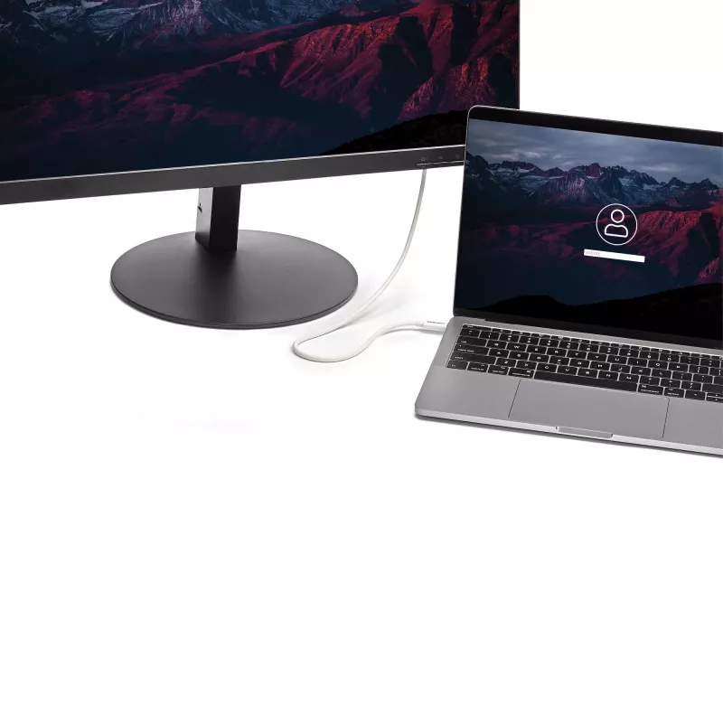 StarTech.com Thunderbolt 3 kabel – 40 Gbit/s – 0,5 m – wit – Thunderbolt, USB en DisplayPort compatibel