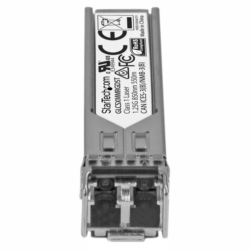 StarTech.com Cisco GLC-SX-MM-RGD compatibele SFP-transceivermodule - 1000BASE-SX~Cisco GLC-SX-MM-RGD compatibele SFP-module - 1000BASE-SX - 1GbE multimode glasvezel MMF-transceiver - 1GE Gigabit Ethernet SFP - LC 550 m - 850 nm - DDM Cisco ASR920, IE2000, IE4000
