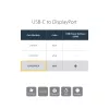 StarTech.com USB-C naar DisplayPort-adapter met Power Delivery – 4K 60Hz HBR2 – USB Type-C naar DP 1.2 monitor-videoconverter met opladen – 60W PD-passthrough – Thunderbolt 3 compatibel