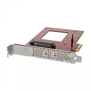 StarTech.com U.2-naar-PCIe-adapter voor 2,5-inch-U.2-NVMe-SSD – SFF-8639 – x4 PCI Express 4.0