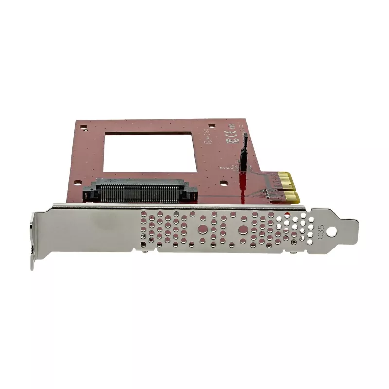 StarTech.com PEX4SFF8639 U.2-naar-PCIe-adapter voor 2,5 inch U.2 NVMe SSD, SFF-8639, x4 PCIe 3.0