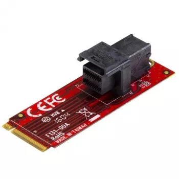 StarTech.com U.2 (SFF-8643) naar M.2 PCI Express 3.0 x4 host-adapterkaart voor 2,5