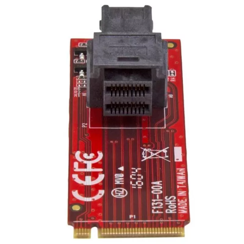 StarTech.com U.2 (SFF-8643) naar M.2 PCI Express 3.0 x4 host-adapterkaart voor 2,5 inch U.2 NVMe SSD