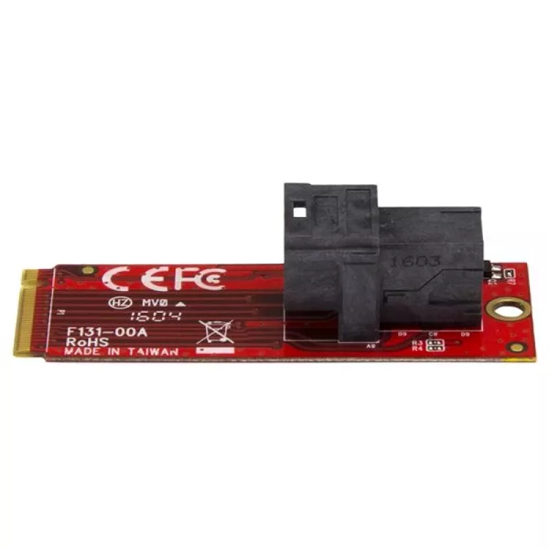 StarTech.com U.2 (SFF-8643) naar M.2 PCI Express 3.0 x4 host-adapterkaart voor 2,5 inch U.2 NVMe SSD
