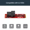 StarTech.com U.2 (SFF-8643) naar M.2 PCI Express 3.0 x4 host-adapterkaart voor 2,5 inch U.2 NVMe SSD