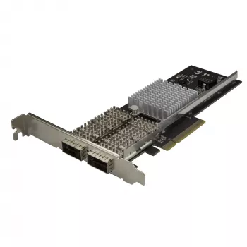 StarTech.com dual-port 40G QSFP+ netwerkkaart – Intel XL710 Open QSFP+ Converged adapter – PCIe 40 Gigabit Ethernet server-NIC – 40GbE glasvezel-LAN-kaart – Dell PowerEdge HPE ProLiant