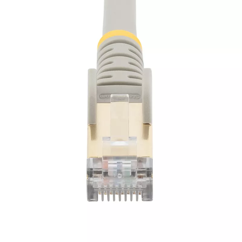 StarTech.com 3m CAT6a Ethernet-kabel – 10 Gigabit afgeschermde, snagless RJ45 100W PoE-patchkabel – 10GbE STP netwerkkabel met trekontlasting – grijs, individueel getest / UL-gecertificeerde bedrading / TIA