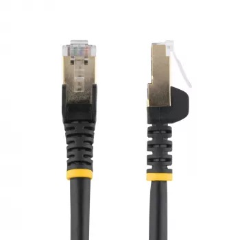 StarTech.com 3m CAT6a Ethernet-kabel – 10 Gigabit afgeschermde snagless RJ45 100W PoE-patchkabel – 10GbE STP netwerkkabel met trekontlasting – zwart, individueel getest / UL-gecertificeerde bedrading / TIA