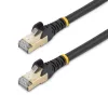 StarTech.com 3m CAT6a Ethernet-kabel – 10 Gigabit afgeschermde snagless RJ45 100W PoE-patchkabel – 10GbE STP netwerkkabel met trekontlasting – zwart, individueel getest / UL-gecertificeerde bedrading / TIA