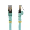StarTech.com 3m CAT6a Ethernet-kabel – 10 Gigabit afgeschermde, snagless RJ45 100W PoE-patchkabel – 10GbE STP netwerkkabel met trekontlasting – aqua, individueel getest / UL-gecertificeerde bedrading / TIA