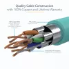 StarTech.com 3m CAT6a Ethernet-kabel – 10 Gigabit afgeschermde, snagless RJ45 100W PoE-patchkabel – 10GbE STP netwerkkabel met trekontlasting – aqua, individueel getest / UL-gecertificeerde bedrading / TIA