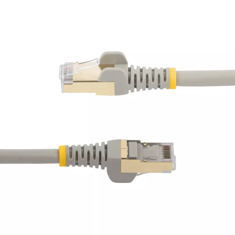 StarTech.com 2m CAT6a Ethernet-kabel – 10 Gigabit afgeschermde snagless RJ45 100W PoE-patchkabel – 10GbE STP netwerkkabel met trekontlasting – grijs, individueel getest / UL-gecertificeerde bedrading / TIA