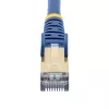 StarTech.com 2m CAT6a Ethernet-kabel – 10 Gigabit afgeschermde snagless RJ45 100W PoE-patchkabel – 10GbE STP netwerkkabel met trekontlasting – blauw, individueel getest / UL-gecertificeerde bedrading / TIA