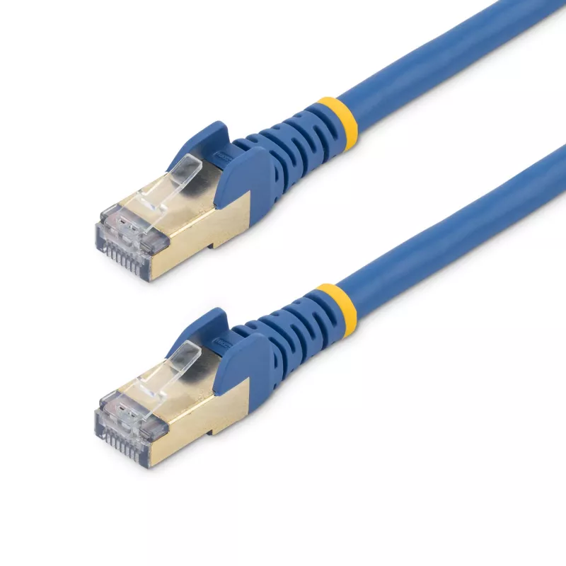 StarTech.com 2m CAT6a Ethernet-kabel – 10 Gigabit afgeschermde snagless RJ45 100W PoE-patchkabel – 10GbE STP netwerkkabel met trekontlasting – blauw, individueel getest / UL-gecertificeerde bedrading / TIA