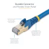 StarTech.com 2m CAT6a Ethernet-kabel – 10 Gigabit afgeschermde snagless RJ45 100W PoE-patchkabel – 10GbE STP netwerkkabel met trekontlasting – blauw, individueel getest / UL-gecertificeerde bedrading / TIA