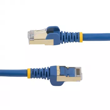StarTech.com 1m CAT6a Ethernet-kabel – 10 Gigabit afgeschermde snagless RJ45 100W PoE-patchkabel – 10GbE STP netwerkkabel met trekontlasting – blauw, individueel getest / UL-gecertificeerde bedrading / TIA