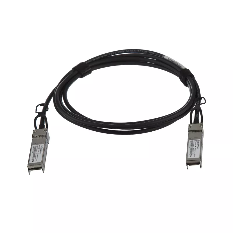 StarTech.com MSA niet-gecodeerd compatibel 2m 10G SFP+ naar SFP+ Direct Attach breakout-kabel Twinax – 10 GbE SFP+ koper DAC 10 Gbps low power passieve transceivermodule DAC