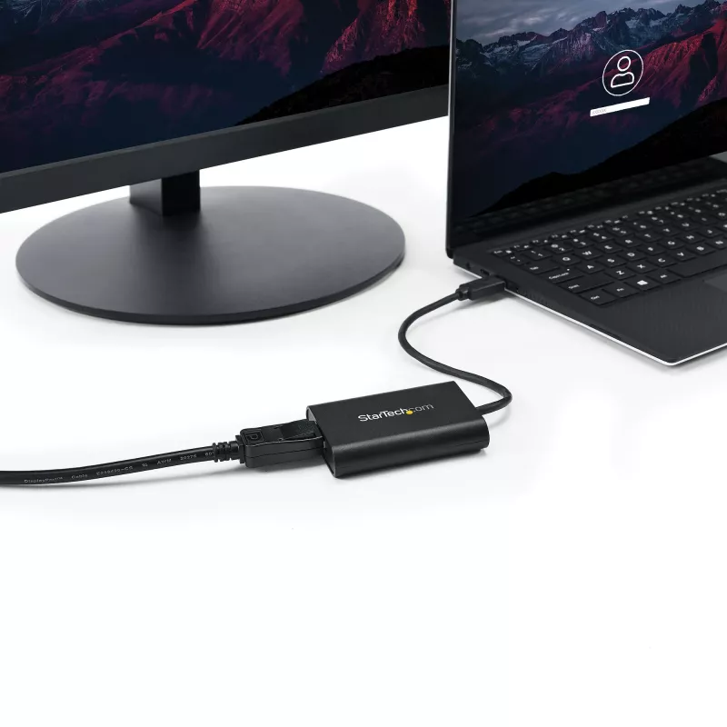 StarTech.com USB 3.0 naar DisplayPort-adapter, USB DP monitorconverter voor Windows, 4K (geen ondersteuning voor macOS/ChromeOS/Linux) - TAA