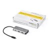 StarTech.com 3-poorts USB-C-hub met Gigabit Ethernet RJ45 GbE-poort – 2x USB-A, 1x USB-C – SuperSpeed 10Gbps USB 3.1/3.2 Gen 2 Type-C hub-adapter – USB-busgevoed – aluminium – compatibel met TB3~3-poorts USB-C-hub met Gigabit Ethernet RJ45 GbE-poort – 2x USB-A, 1x USB-C – SuperSpeed 10Gbps USB 3.2 Gen 2 Type-C hub-adapter – USB-busgevoed – aluminium – compatibel met TB3