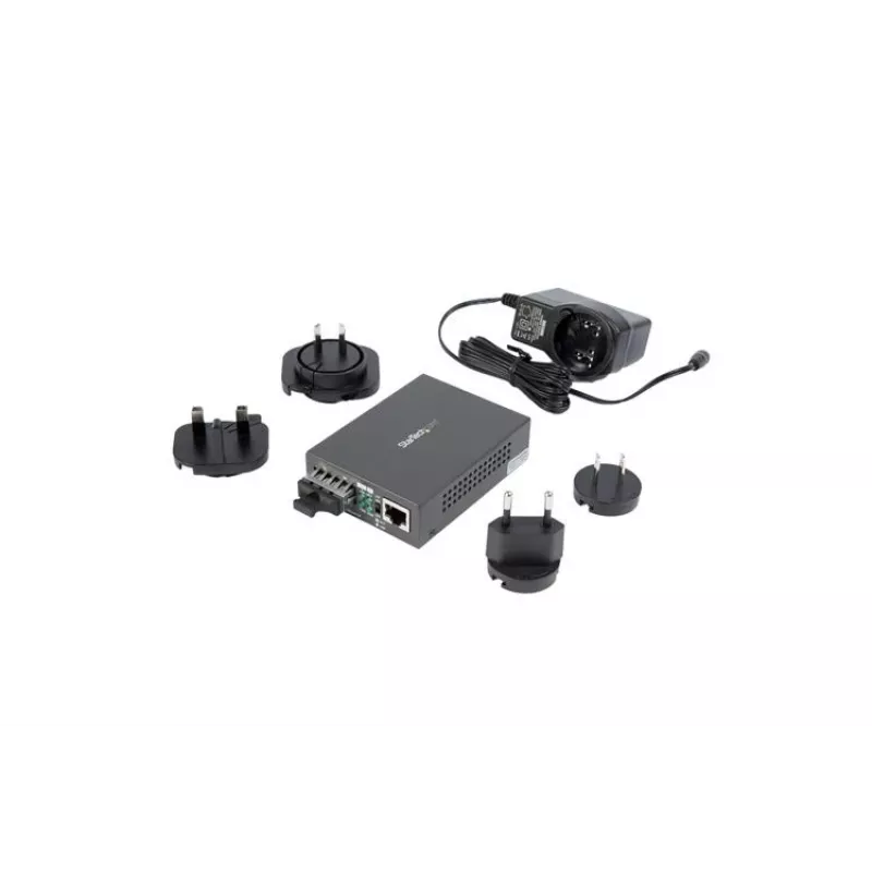 StarTech.com Gigabit Ethernet naar SC glasvezel-mediaconverter – 1000Base-LX – single-mode – 10 km