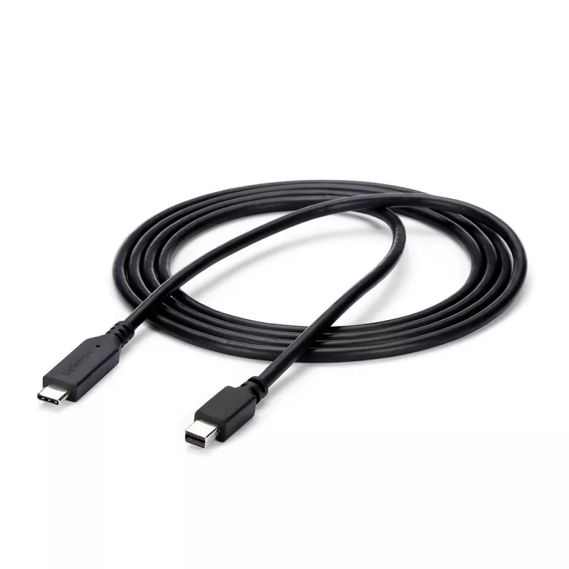 StarTech.com 6 ft. (1,8 m) USB-C naar Mini DisplayPort-kabel - 4K 60Hz - zwart