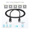 StarTech.com 6 ft. (1,8 m) USB-C naar Mini DisplayPort-kabel - 4K 60Hz - zwart