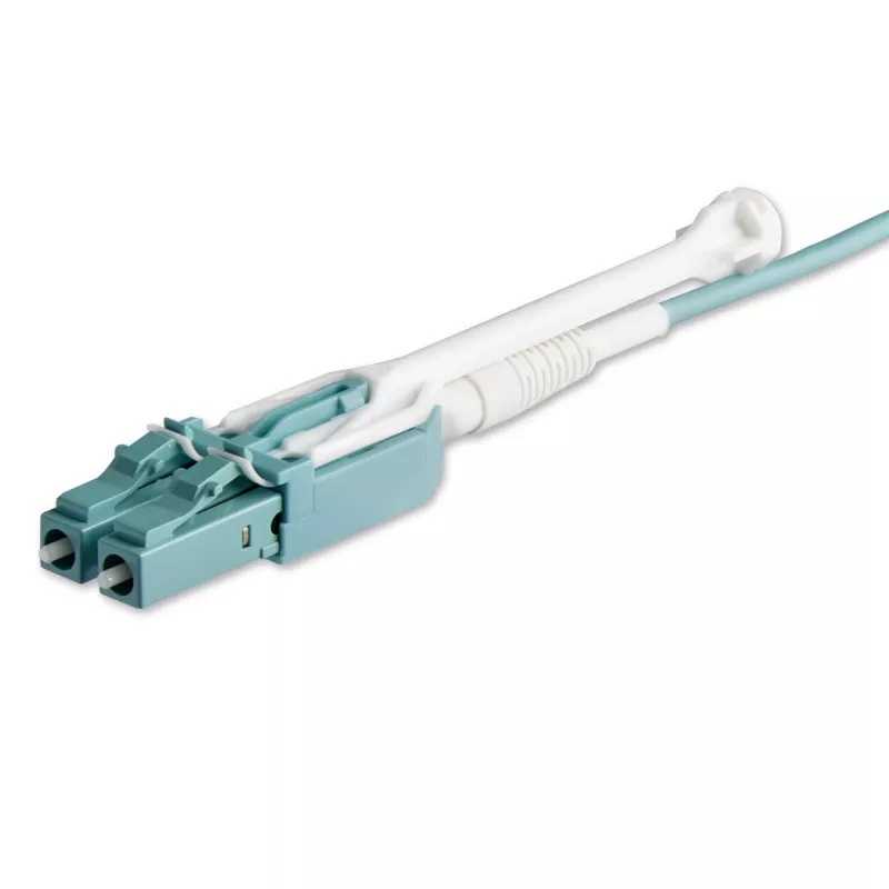 StarTech.com 10m (30ft) MTP(F)/PC naar 4x LC/PC duplex breakout OM3 multimode glasvezelkabel, OFNP Plenum, 40G netwerken, lage invoegverliezen - glasvezel jumperkabel