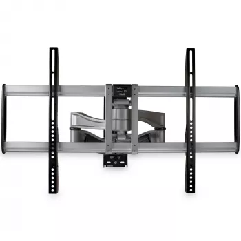 StarTech.com volledig beweegbare TV-wandbeugel – hoogbelastbare, zwenkbare TV-wandbeugel voor 32 inch tot 75 inch (165 lb/75 kg) VESA-displays – universeel verstelbare kantel-/zwenkarm voor flatscreens – zilver