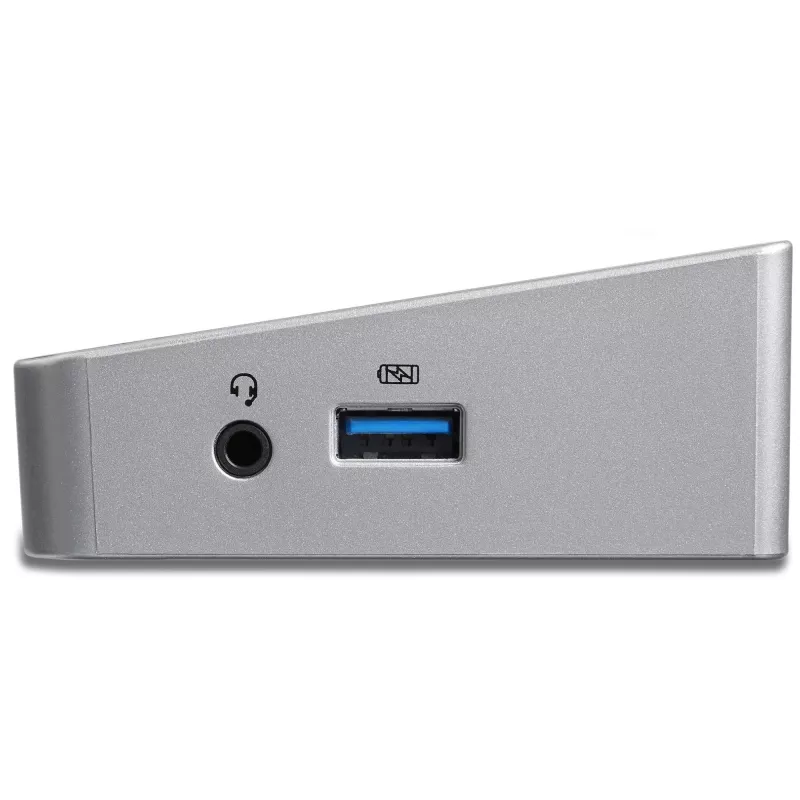 StarTech.com 4K USB-C-dock, triple UHD 4K monitor dockingstation, Mac & Windows, USB-C naar HDMI & DisplayPort, 100W Power Delivery, 5x USB 5Gbit/s hub – TAA