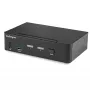 StarTech.com 2-poorts DisplayPort KVM-switch - 4K 60Hz - enkel scherm - dual-port UHD DP 1.2 USB KVM-switch met geïntegreerde USB 3.0 hub & audio - Dell HP Apple Lenovo - TAA-conform
