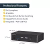 StarTech.com 2-poorts DisplayPort KVM-switch - 4K 60Hz - enkel scherm - dual-port UHD DP 1.2 USB KVM-switch met geïntegreerde USB 3.0 hub & audio - Dell HP Apple Lenovo - TAA-conform