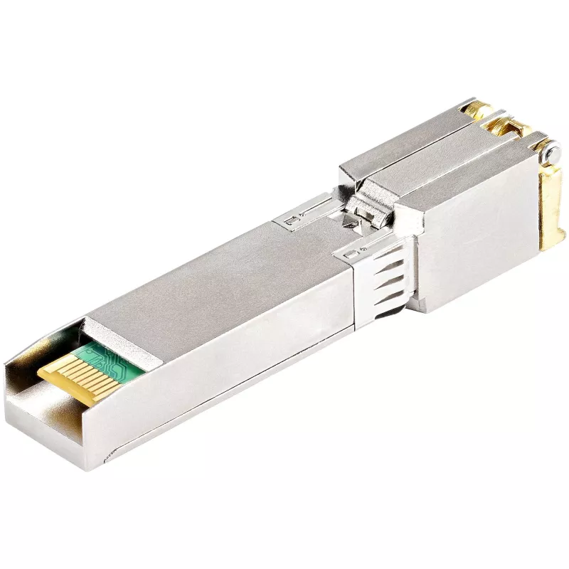 StarTech.com HPE 813874-B21 compatibele SFP+ module - 10GBASE-T - SFP naar RJ45 Cat6/Cat5e - 10GE Gigabit Ethernet SFP+ - RJ-45 30m - HPE BladeSystem, c-Class