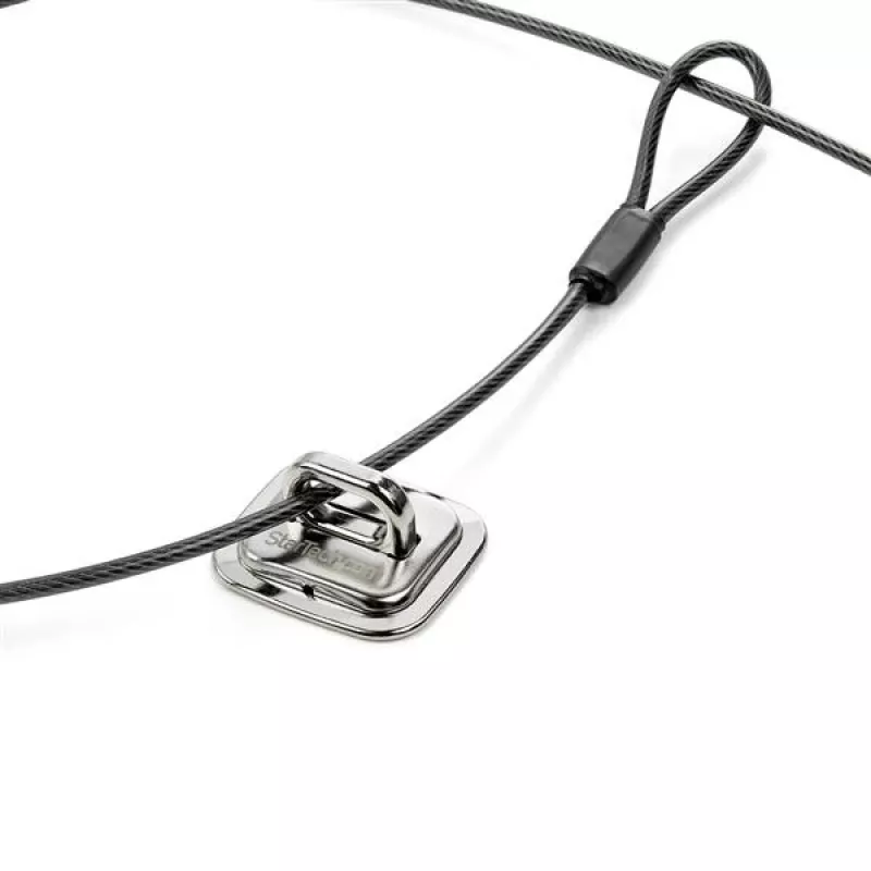 StarTech.com laptop kabelslot-anker – zinklegering, anker, zilver, 1 st., staal, 44 mm, 45,8 mm