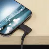 StarTech.com 1 m robuuste USB-A naar Lightning-kabel – zwart, 90° haaks, duurzaam, aramidevezelversterkt, USB Type-A naar Lightning laad-/synckabel – Apple MFi-gecertificeerd – iPhone
