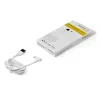 StarTech.com 1 m robuuste USB-A naar Lightning-kabel – wit 90° haaks duurzaam aramidevezel USB Type-A naar Lightning laad-/synckabel – Apple MFi-gecertificeerd – iPhone