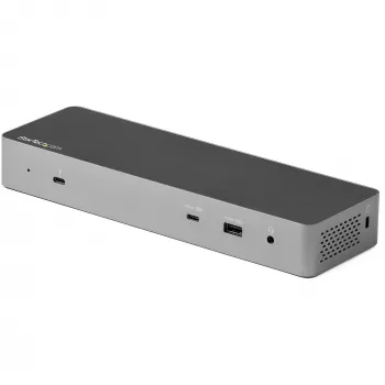 StarTech.com USB C dockingstation voor Macbook Pro/Air-M1/M2/M3/M4, Thunderbolt-compatibel, HDMI/DisplayPort, dual 4K 60Hz/enkel 8K, USB Type-C laptop-dock, 96W Power Delivery, USB 10Gbps